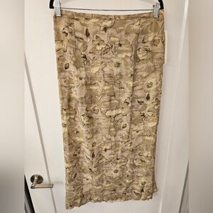 NWT - Norton McNaughton "Khaki" Maxi Skirt - Size L